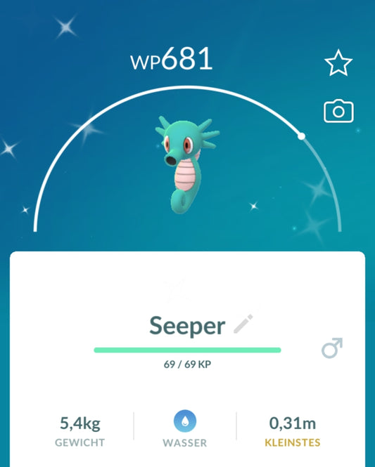 ✨#116 Seeper Pokémon Go✨