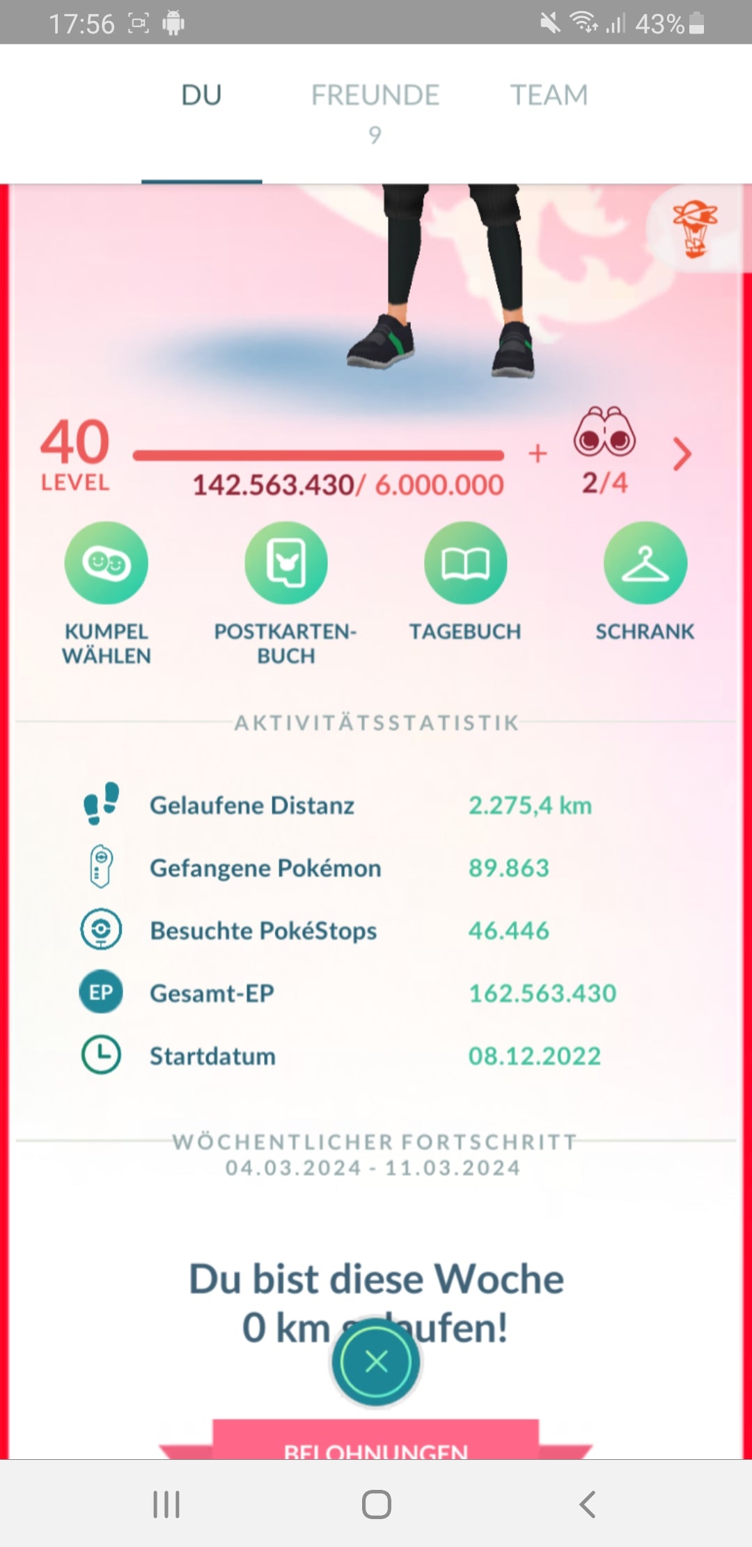 ✨ Level 40 Account Pokémon Go ✨(1Narf)