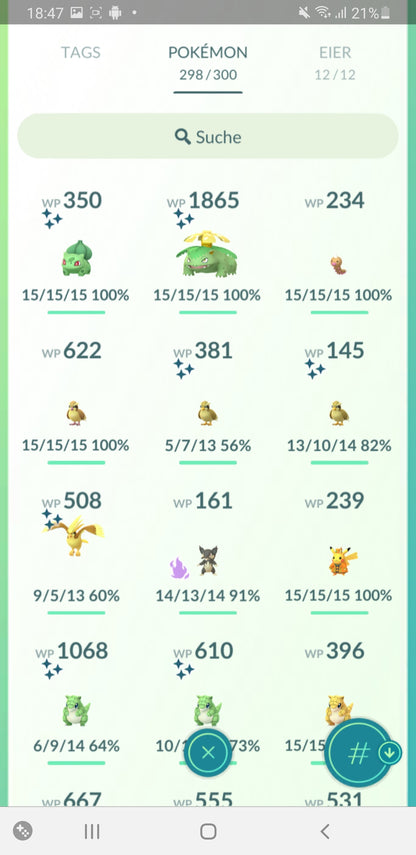 ✨ Level 40 Account Pokémon Go ✨(1H4W)