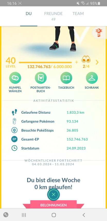 ✨ Level 40 Account Pokémon Go ✨(123)