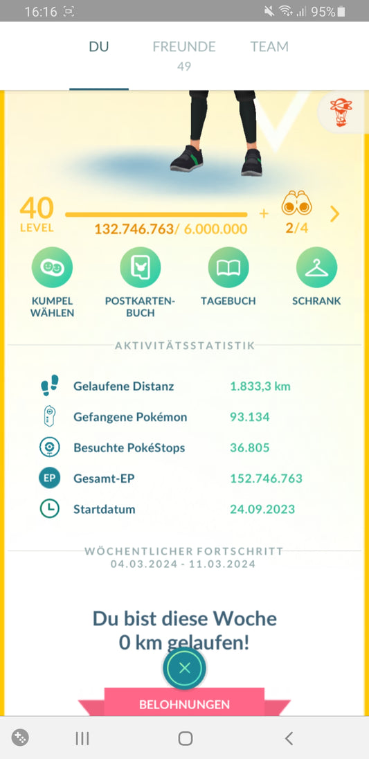 ✨ Level 40 Account Pokémon Go ✨(123)