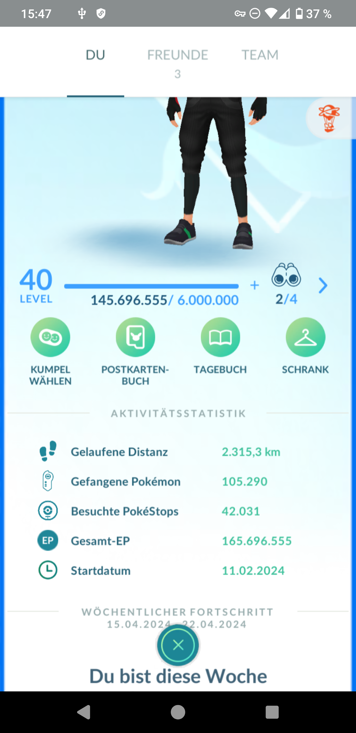 ✨ Level 40 Account Pokémon Go ✨(smart10)