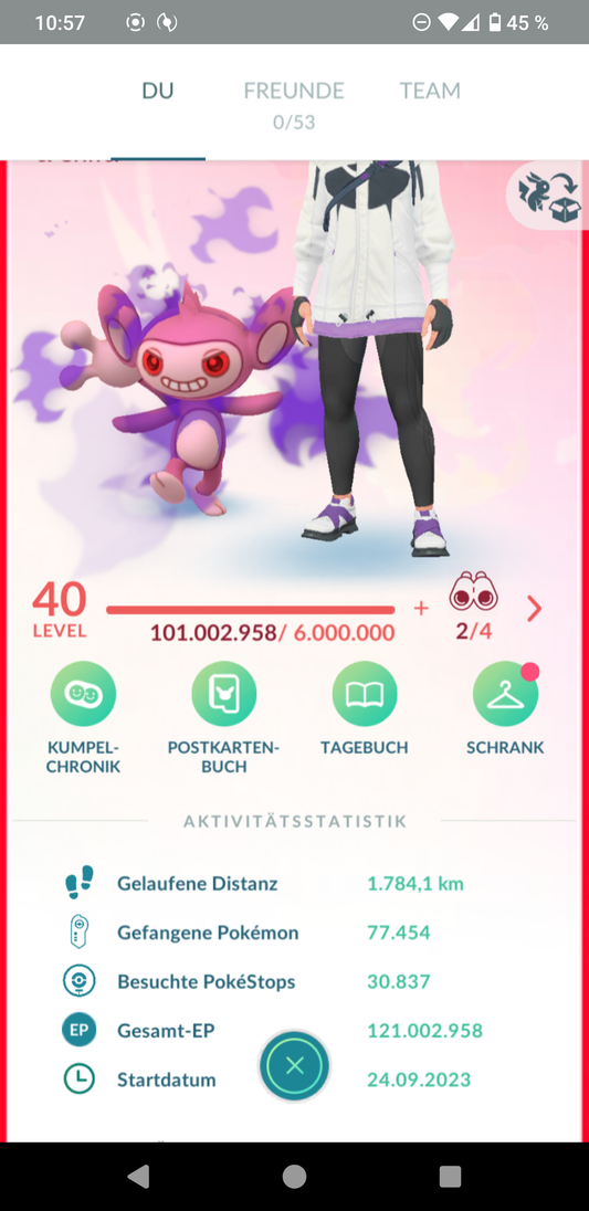 ✨ Level 40 Account Pokémon Go ✨(122)